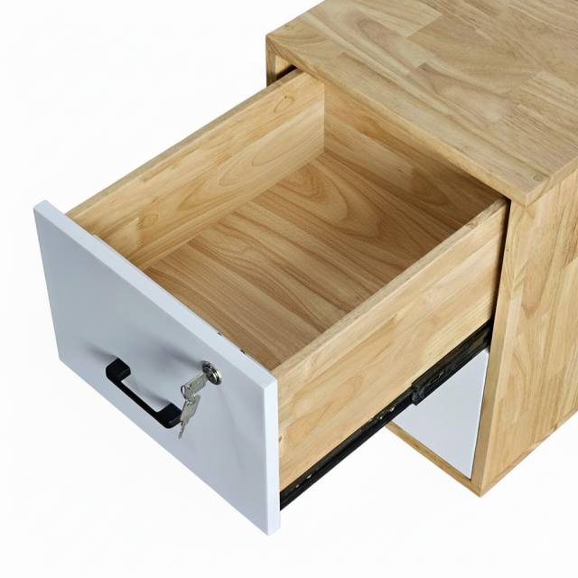 Tủ đầu giường giấu tiền 50x40x56cm gỗ cao su cao cấp TDG68065