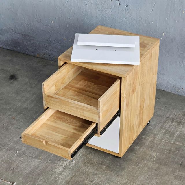 Tủ đầu giường giấu tiền 50x40x56cm gỗ cao su cao cấp TDG68065