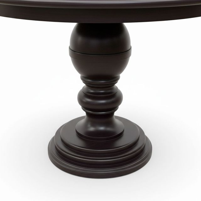 Bàn sofa tròn đk 100cm mặt gỗ tần bì TT68352