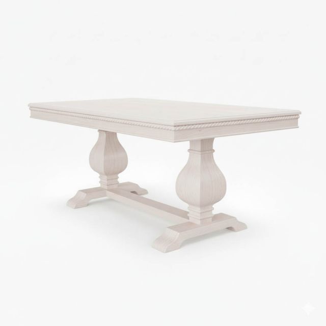 Bàn ăn chữ nhật 200x90cm gỗ tần bì BA68284