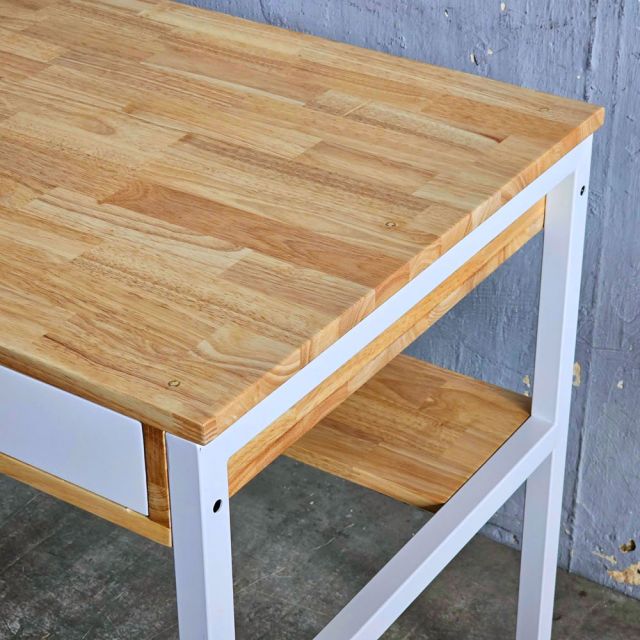 Bàn học có ngăn kéo 100x60cm gỗ cao su BD68164