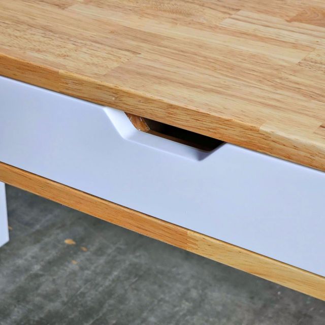 Bàn học có ngăn kéo 100x60cm gỗ cao su BD68164