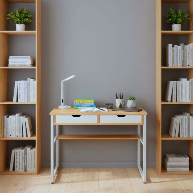 Bàn học có ngăn kéo 100x60cm gỗ cao su BD68164