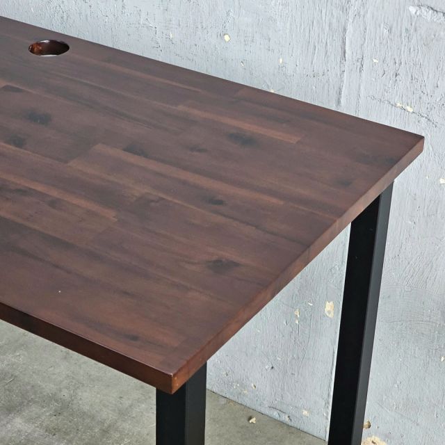Bàn làm việc chân gấp 120x60cm gỗ tràm dày 25mm SPD68206