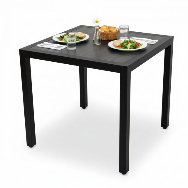 Combo bàn ăn UNO vuông và 4 ghế sắt BBA218 Combo bàn ăn UNO vuông và 4 ghế sắt BBA218