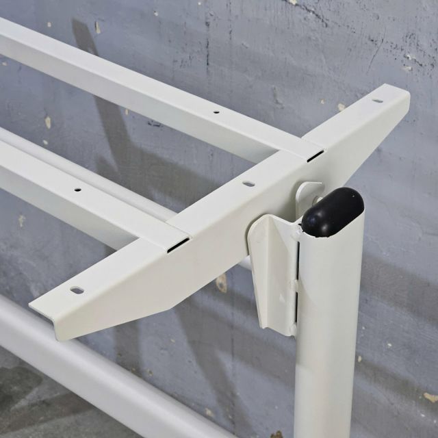 Chân bàn đào tạo gấp gọn Ticot 80x42cm sơn tĩnh điện HCMS009