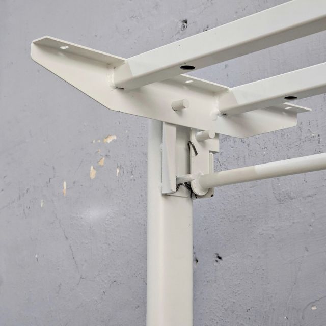 Chân bàn đào tạo gấp gọn Ticot 80x42cm sơn tĩnh điện HCMS009