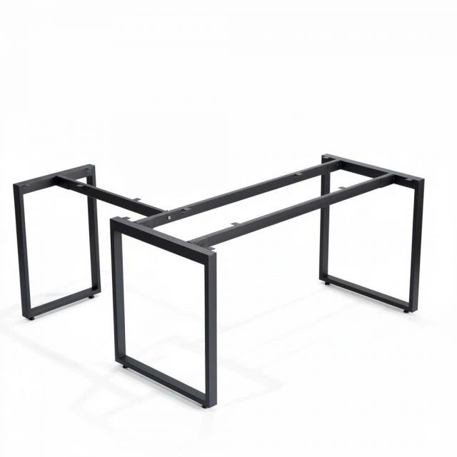 Chân sắt lắp ráp cho bàn góc L 150x150cm hệ Rectang HCRT045