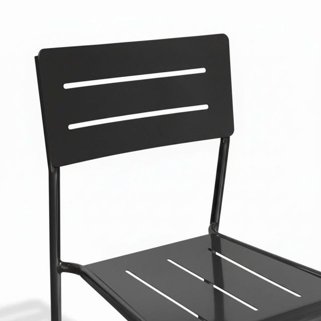 Ghế cafe tôn 5 sọc sơn tĩnh điện GSK049