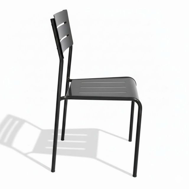 Ghế cafe tôn 5 sọc sơn tĩnh điện GSK049