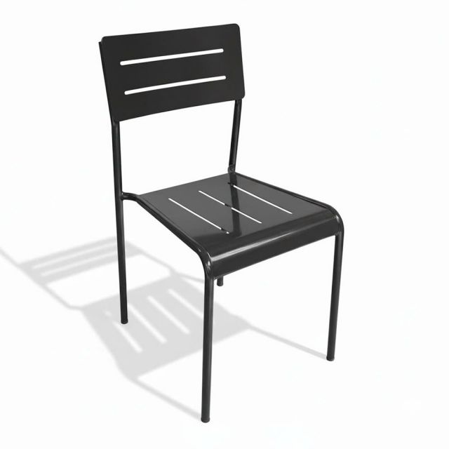 Ghế cafe tôn 5 sọc sơn tĩnh điện GSK049