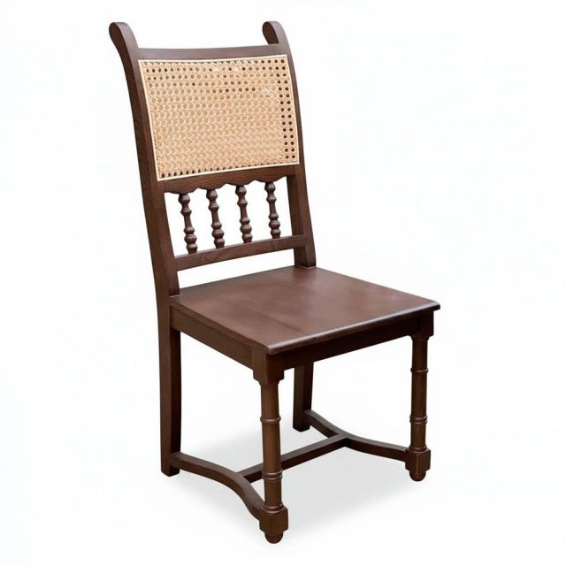 Ghế Amandi lưng lưới mắt cáo gỗ Ash GSK050