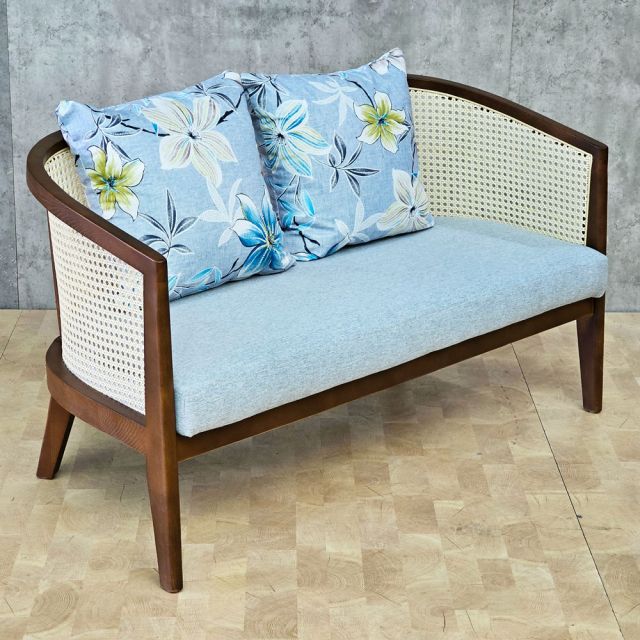 Ghế sofa đôi Harvey bọc vải gỗ Ash SFB68104