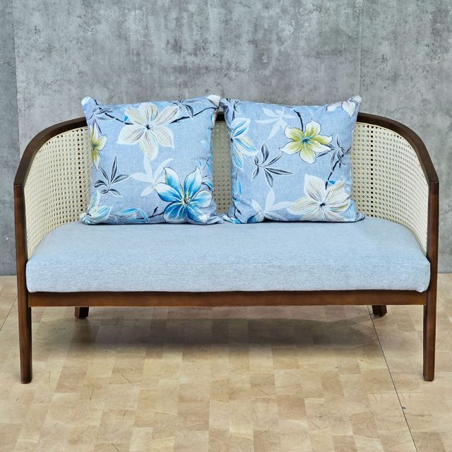 Ghế sofa đôi Harvey bọc vải gỗ Ash SFB68104
