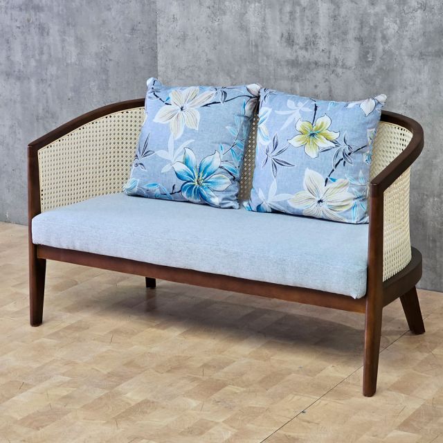 Ghế sofa đôi Harvey bọc vải gỗ Ash SFB68104