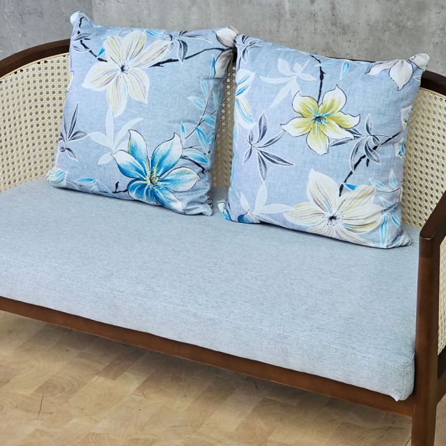 Ghế sofa đôi Harvey bọc vải gỗ Ash SFB68104