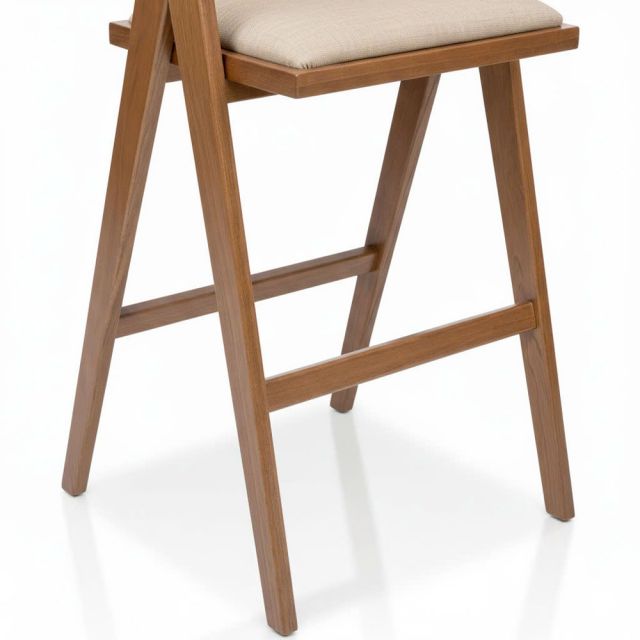 Ghế bar V-Leg bọc vải gỗ Ash GBSK032