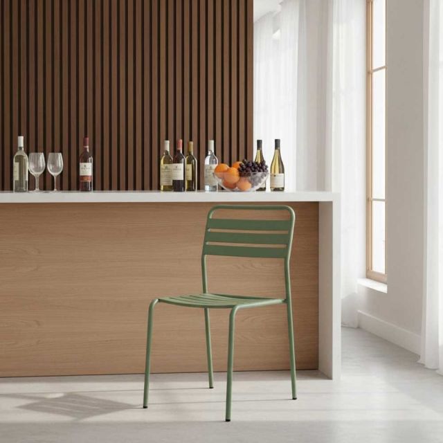 Ghế cafe tôn sắt sơn tĩnh điện GSK046