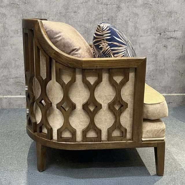 Ghế sofa đơn Caracole Knees 71x70x77cm gỗ Ash GSD68114 Ghế sofa đơn Caracole Knees 71x70x77cm gỗ Ash GSD68114