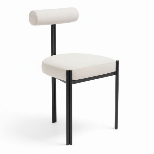 Ghế cục chả nệm bọc vải chân sắt GSK0468