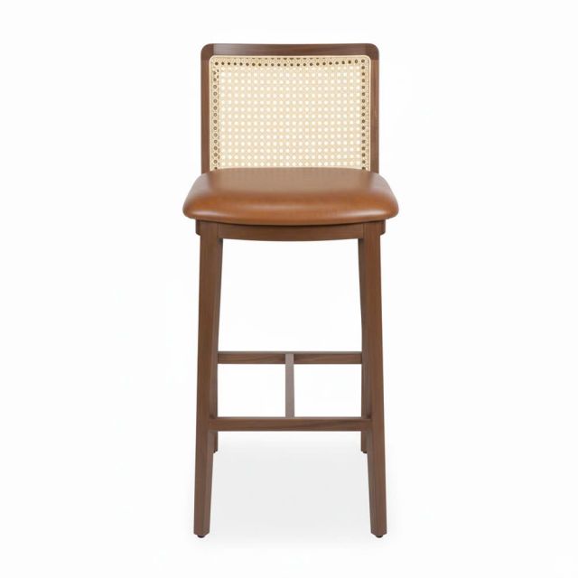 Ghế bar Simonini bọc da Si gỗ Ash GBSK031