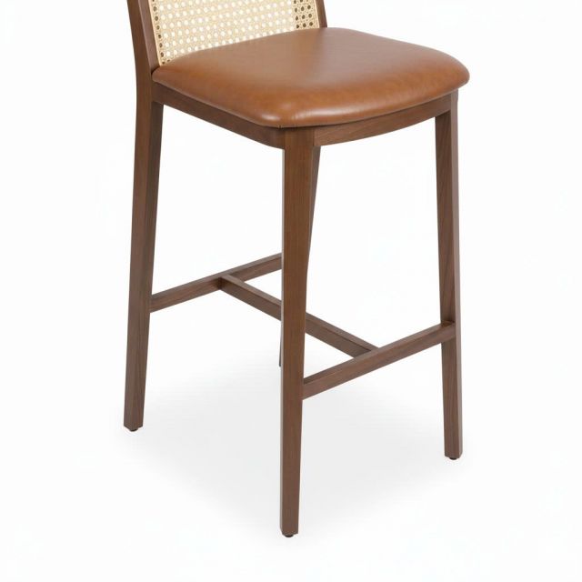 Ghế bar Simonini bọc da Si gỗ Ash GBSK031