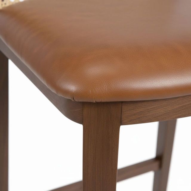 Ghế bar Simonini bọc da Si gỗ Ash GBSK031
