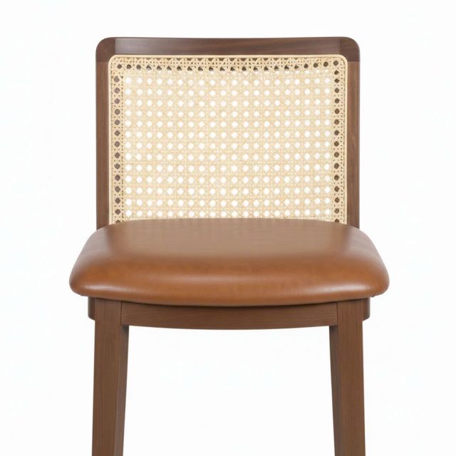 Ghế bar Simonini bọc da Si gỗ Ash GBSK031