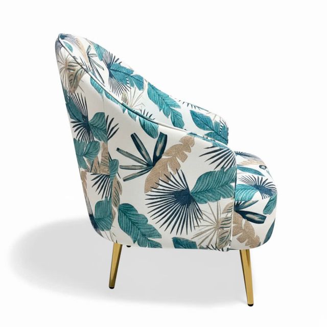 Ghế sofa Grace bọc vải họa tiết khung sắt GSD68119