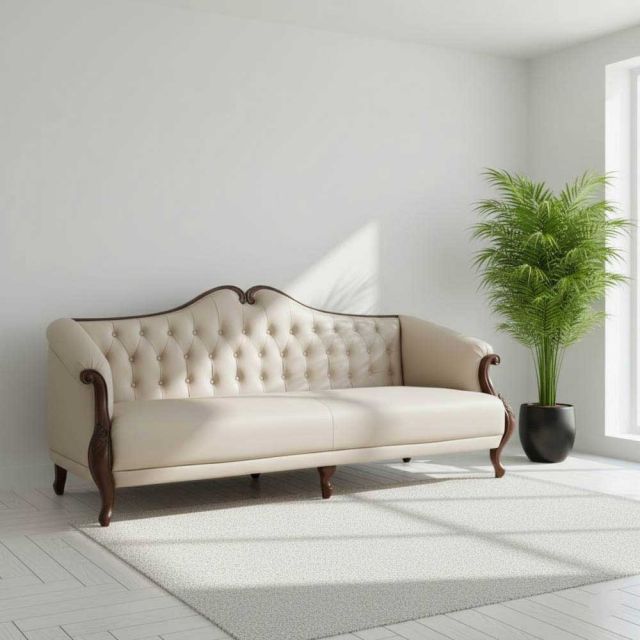 Ghế sofa băng tân cổ điển gỗ tần bì SFB68099 Ghế sofa băng tân cổ điển gỗ tần bì SFB68099