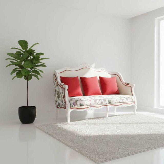 Ghế sofa băng tân cổ điển gỗ tần bì SFB68098 Ghế sofa băng tân cổ điển gỗ tần bì SFB68098