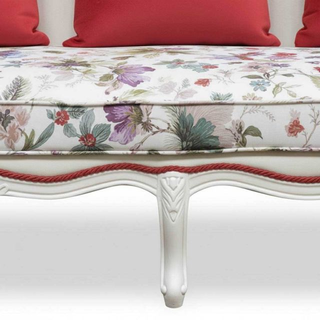 Ghế sofa băng tân cổ điển gỗ tần bì SFB68098 Ghế sofa băng tân cổ điển gỗ tần bì SFB68098