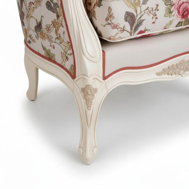 Ghế sofa đơn tân cổ điển gỗ tần bì GSD68109 Ghế sofa đơn tân cổ điển gỗ tần bì GSD68109