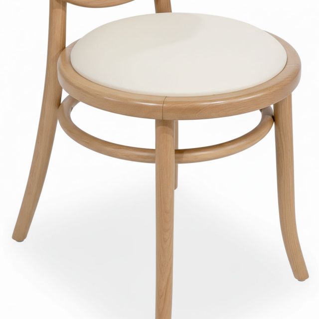 Ghế Thonet mặt trăng khung gỗ tần bì Ash lưng lưới GCF212