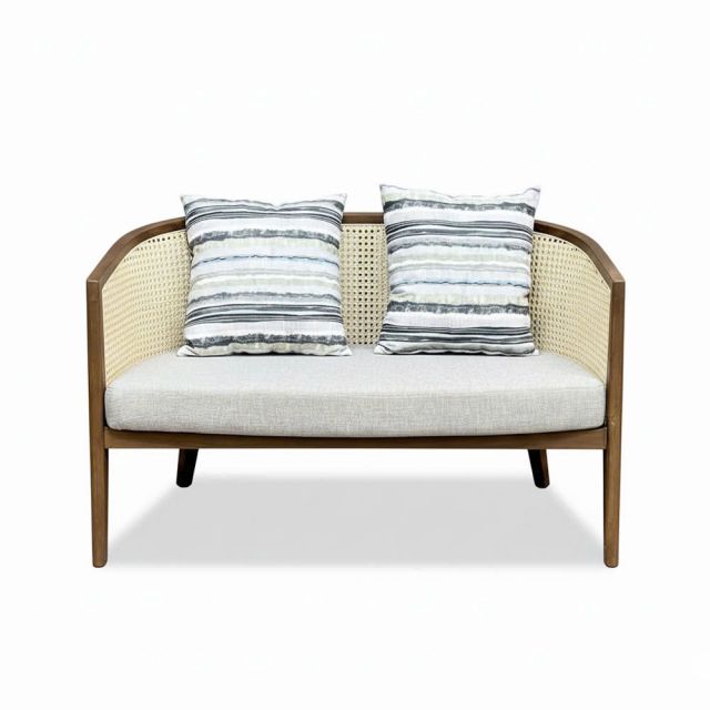 Ghế sofa đôi Harvey bọc vải gỗ Ash SFB68104