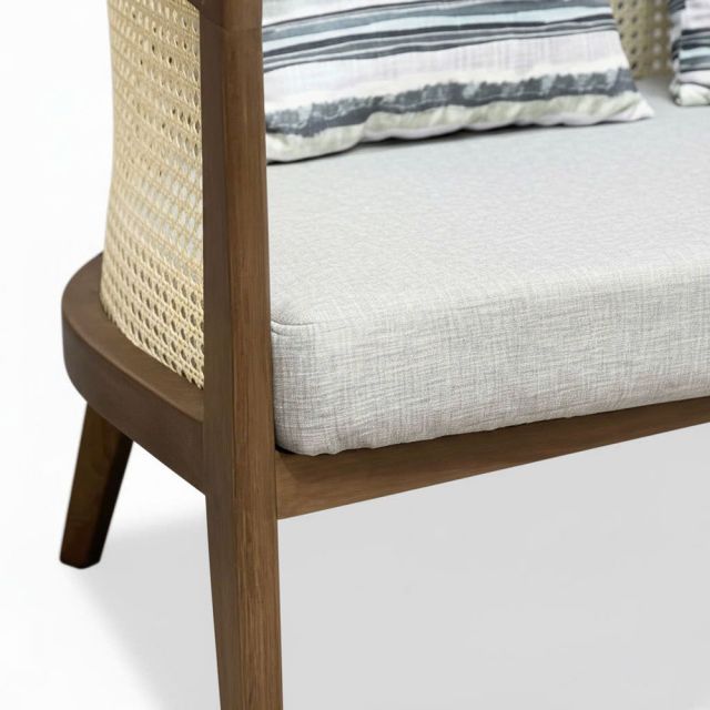 Ghế sofa đôi Harvey bọc vải gỗ Ash SFB68104