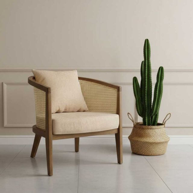 Ghế sofa đơn Harvey khung gỗ Ash GSD68060