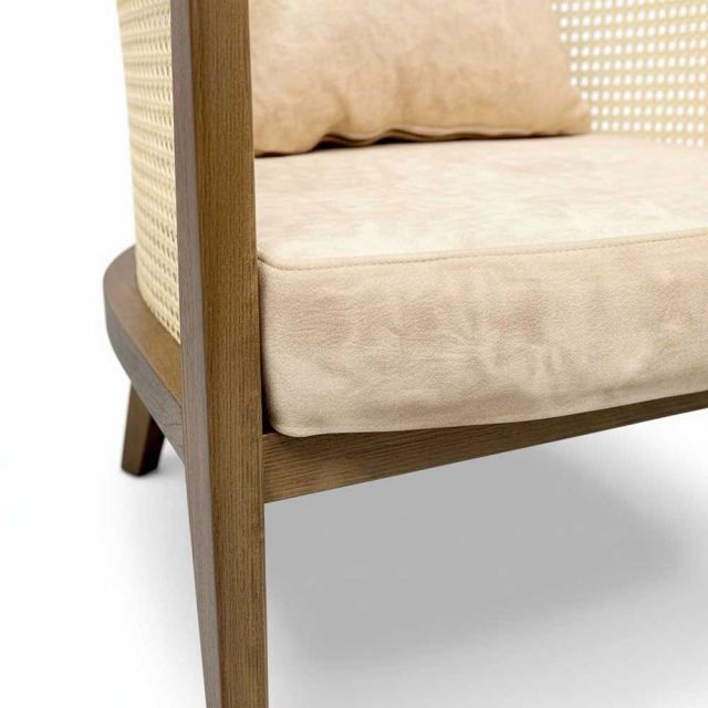 Ghế sofa đơn Harvey khung gỗ Ash GSD68060