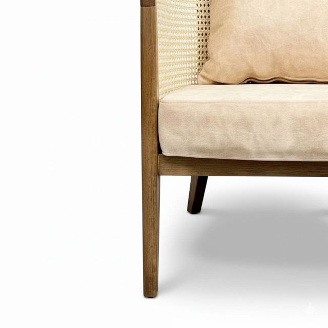 Ghế sofa đơn Harvey khung gỗ Ash GSD68060