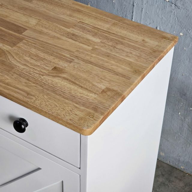 Bàn đảo bếp 104x41x80cm gỗ cao su KISL008