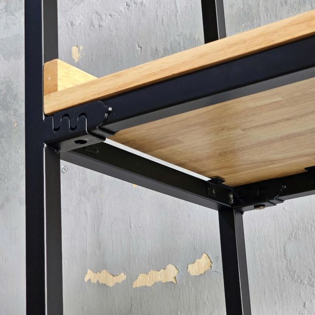 Kệ nhà bếp đa năng 123x40x200cm gỗ cao su KB68075