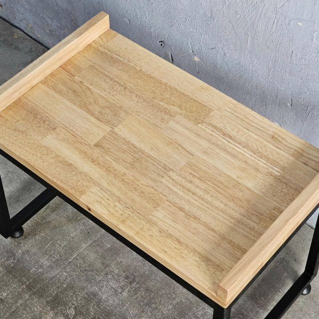 Kệ lò vi sóng 57x35x47cm gỗ cao su KVS68008