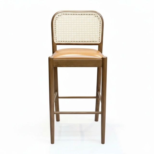 Ghế bar Sienna bọc da Si gỗ Ash GBSK033