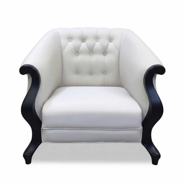 Ghế sofa đơn tân cổ điển gỗ tần bì GSD68111 Ghế sofa đơn tân cổ điển gỗ tần bì GSD68111