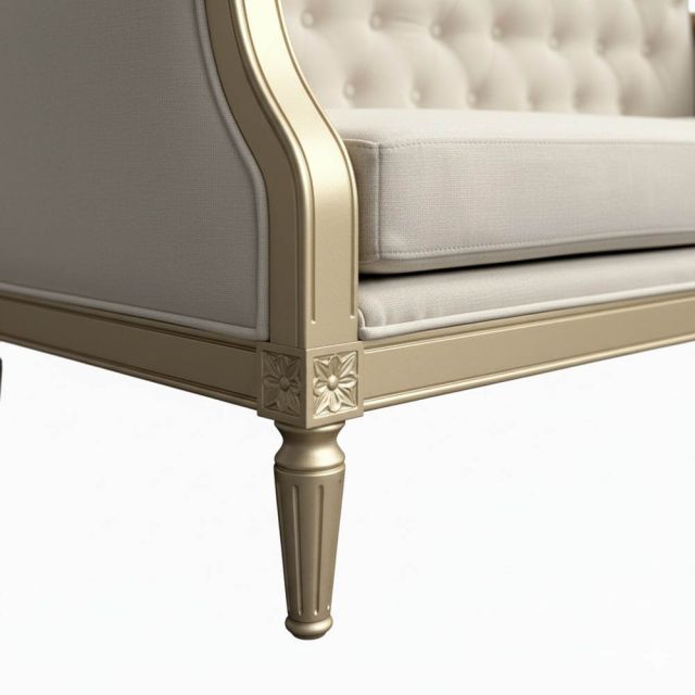 Ghế sofa băng tân cổ điển 170x90x68cm gỗ cao su SFB68103 Ghế sofa băng tân cổ điển 170x90x68cm gỗ cao su SFB68103