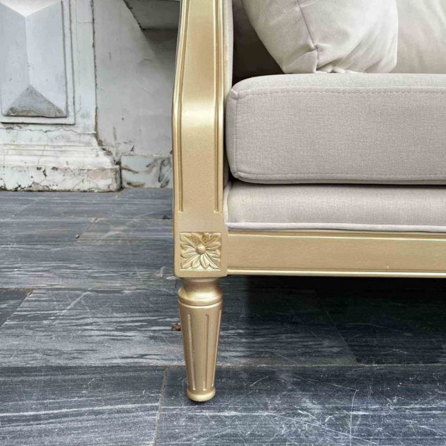 Ghế sofa đơn tân cổ điển gỗ tần bì GSD68113 Ghế sofa đơn tân cổ điển gỗ tần bì GSD68113