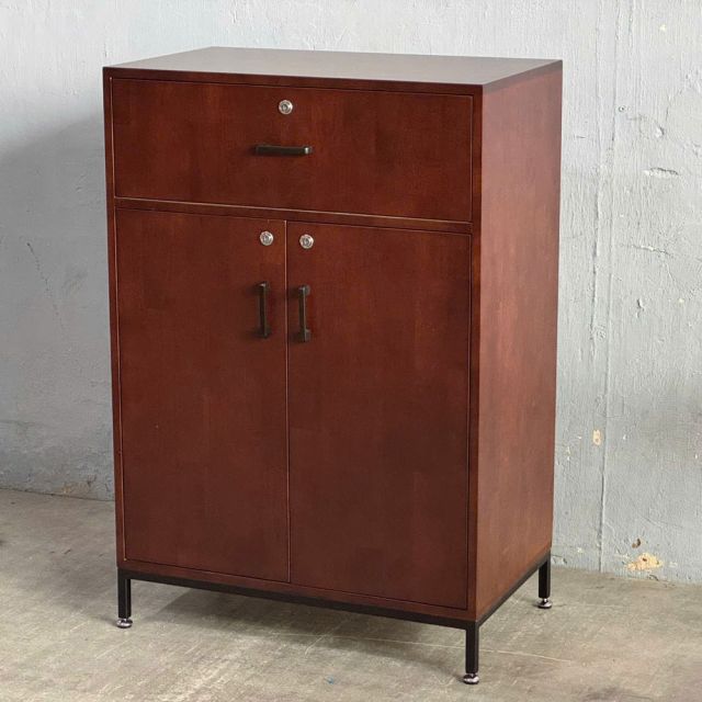 Tủ lưu trữ 75x45x110cm gỗ cao su KTB68232