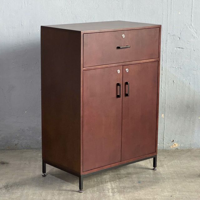 Tủ lưu trữ 75x45x110cm gỗ cao su KTB68232