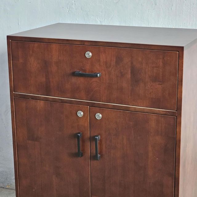 Tủ lưu trữ 75x45x110cm gỗ cao su KTB68232