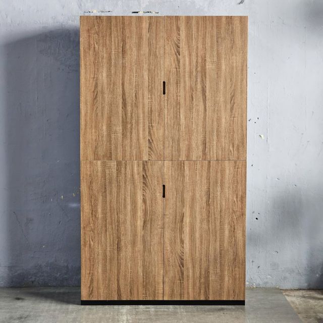 Tủ lưu trữ 120x40x21cm gỗ cao su cửa gỗ plywood KTB68236
